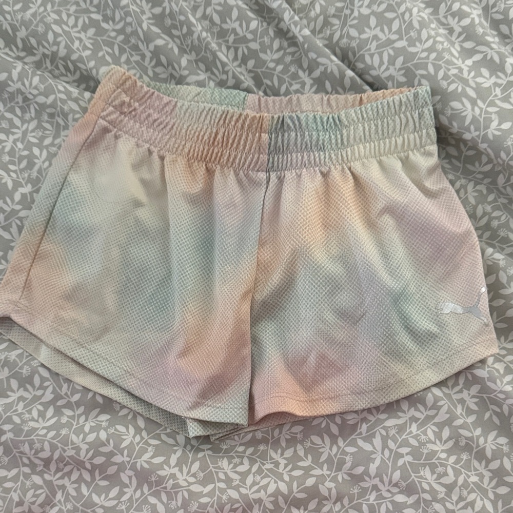 Puma girls Pastel Athletic Shorts